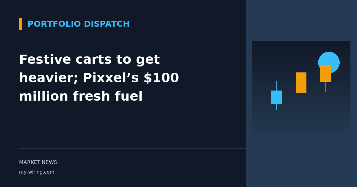 Festive carts to get heavier; Pixxel’s $100 million fresh fuel